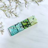 Medium Mixed Bar Wild Horse Turquoise, Set of 4 Background
