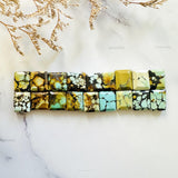 Small Mixed Bar Mixed Turquoise, Set of 18 Background