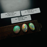 Authentic Ethiopian Oval Opal Cabochons, set of 3