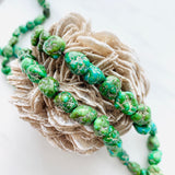 Sonoran Lime Turquoise Nugget Beads