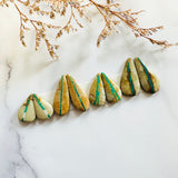 Medium Sea Green Teardrop Royston Turquoise, Set of 8 Background