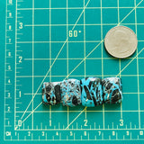 Medium Ocean Blue Barrel Blue Moon Turquoise, Set of 4 Dimensions