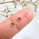3x3mm Round Tourmaline, Set of 8