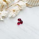 Small Red Oval Tourmaline Tourmaline, Set of 3 Background