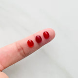 6x8mm Oval Carnelian, Set of 4