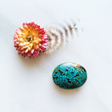 Large Ocean Blue Nugget Giraffe Background