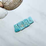 Large Sky Blue Mixed Sand Hill Turquoise, Set of 4 Background