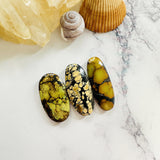 Large Earth Brown Surfboard Treasure Mountain Turquoise, Set of 3 Background