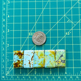Large Mixed Bar Mixed Turquoise, Set of 5 Dimensions