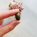 Medium Royal Orange Oval Giraffe Beads Extra