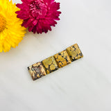 Medium Royal Orange Square Treasure Mountain Turquoise, Set of 4 Background