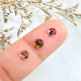 4x4mm Round Tourmaline, Set of 6