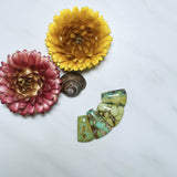Medium Mint Green Petal Treasure Mountain Turquoise, Set of 4 Background
