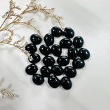 10x12mm Oval Onyx, Set of 8