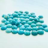 8x8mm Round Carico Lake, Set of 2