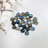 7x7mm Round Labradorite, Set of 20