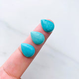 12x16mm Teardrop Kingman, Set of 2