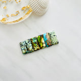 Medium Mixed Bar Mixed Turquoise, Set of 6 Background