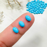 4x6mm Oval Blue Ridge, Set of 10