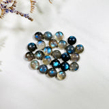 6x6mm Round Labradorite, Set of 20