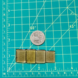 Medium Swamp Green Bar Rosarita, Set of 4 Dimensions