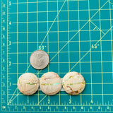 Large Sea Green Round Royston Turquoise, Set of 3 Dimensions