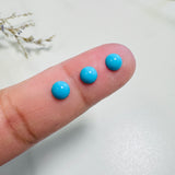 5x5mm Round Sleeping Beauty, Set of 4
