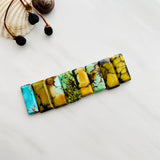 Medium Mixed Bar Mixed Turquoise, Set of 8 Background