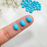 6x8mm Oval Sleeping Beauty, Set of 4