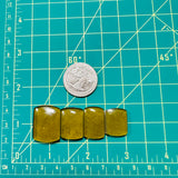 Large Swamp Green Barrel Rosarita, Set of 4 Dimensions