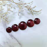 Medium Red Round Rosarita, Set of 5 Background