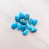 8x12mm Teardrop Prince Egyptian, Set of 2