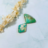 Large Sea Green Freeform Royston Turquoise, Set of 2 Background