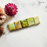Medium Mixed Bar Mixed Turquoise, Set of 5 Background