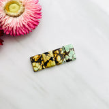 Medium Royal Orange Bar Treasure Mountain Turquoise, Set of 4 Background