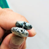 Small White Nugget Purple Lavender, Set of 3 Dimensions