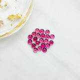 5x5mm Round Tourmaline, Set of 2