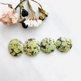Medium Royal Orange Round Treasure Mountain Turquoise, Set of 4 Background