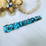 Mixed Ocean Blue Barrel Yungai Turquoise, Set of 9 Background