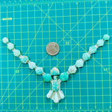 Small Mint Green Mixed Broken Arrow Variscite, Set of 19 Dimensions