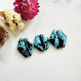 Large Sky Blue Freeform Yungai Turquoise, Set of 6 Background