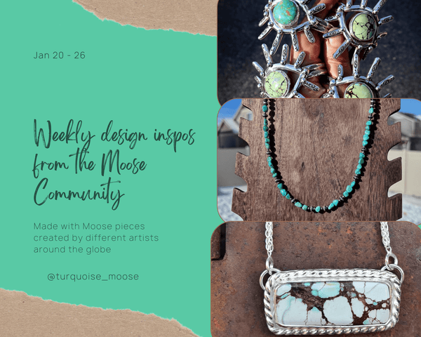 Inspired by Turquoise: Eye Cuffs, Bead Necklaces, and More