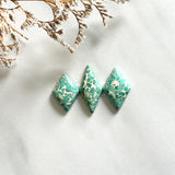Small Mint Green Diamond Namtso Lake Turquoise, Set of 3 Background
