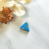 Medium Sky Blue Triangle Ithaca Peak Turquoise Background