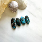 Small Ocean Blue Mixed Yungai Turquoise, Set of 4 Background