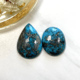 Large Ocean Blue Mixed Ithaca Peak Turquoise, Set of 2 Background