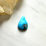 Large Sky Blue Teardrop Ithaca Peak Turquoise Background