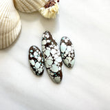 Medium White Mixed Sand Hill Turquoise, Set of 3 Background