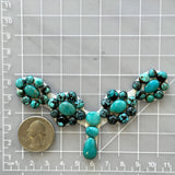 Small Ocean Blue Mixed Yungai Turquoise, Set of 39 Dimensions