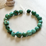 Sky Blue Fox Turquoise Smooth Nugget Beads Dimensions